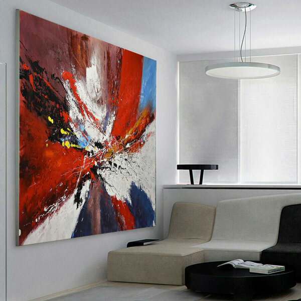 150 x 150 Original XXL Acryl Gemälde großes Bild Kunst Acrylbild Leinwand 195